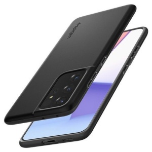 Husa Samsung Galaxy S21 Ultra- Spigen Thin Fit -Black