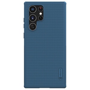 Husa Samsung Galaxy S22 Ultra - Nillkin Super Frosted Shield Pro Albastra