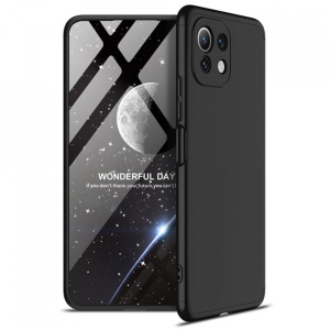 Husa Xiaomi Mi 11 Lite -GKK 360+Screen Protector -Neagra