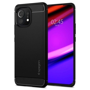 Husa Xiaomi Mi 11 - Spigen Rugged Armor -Neagra
