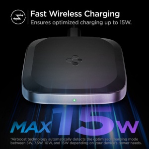 Incarcator wireless universal Spigen PF2004 PowerArc 15W