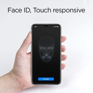 Sticla securizata Iphone 11 PRO -Spigen Glass FC-margine neagra