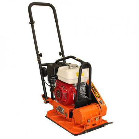 Placa compactoare unidirectionala BISONTE PC70-H, 11.5 kN, motor Honda, benzina 5.5 cp, greutate 65 kg