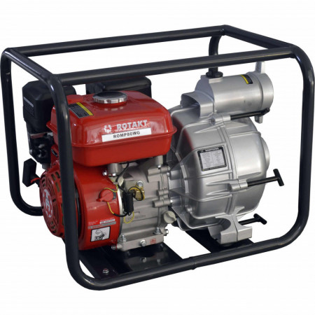 Rotakt Motopompă apă murdară 3" ROMP80WG, 7CP, 967L/min, H 8m/26m