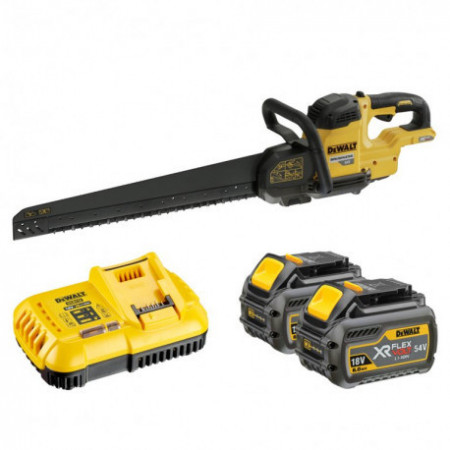 DCS397T2 Fierastrau aligator 54V XR 430mm cu 2 acumulatori Flexvolt 6.0Ah si statie de incarcare