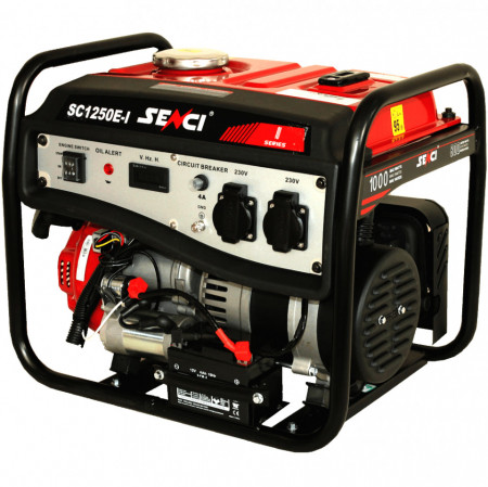 SC-1250E-LITE Generator curent, Putere max. 1.0 kW, 230V, AVR, motor benzina