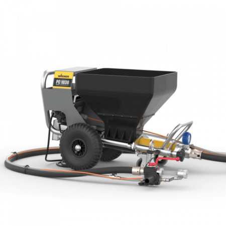 Pompa tencuit cu snec Wagner PlastCoat 1030E Spraypack, debit material 15/20/25 l/min., motor electric 2,2 kW