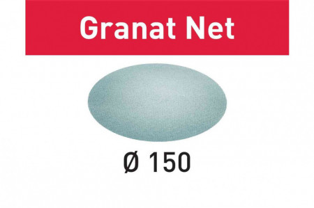 Hartie de slefuit reticular Festool STF D150 P100 GR NET/50 Granat Net