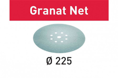 Hartie de slefuit reticular Festool STF D225 P400 GR NET/25 Granat Net