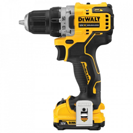 Masina de gaurit si insurubat cu acumulator DeWALT DCD701D2 12 V, 2 x 2 Ah, 57 Nm