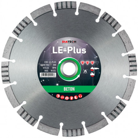 Disc diamantat segmentat LE-Plus 115