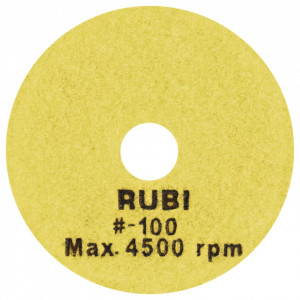 Dischete diamantate pt. polisat marmura, granit, piatra 100mm, #100 - RUBI-62971