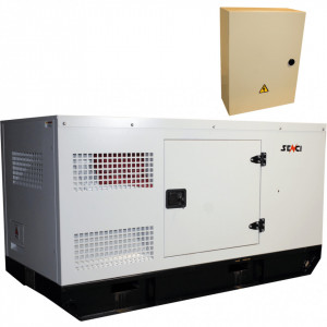 Generator stationar insonorizat SENCI SCDE 19YSM-ATS, 19 kVA, 230V, AVR, motor Diesel