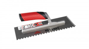 Gletiera dintata cu maner Rubiflex 28cm, 6x6mm - RUBI-74938