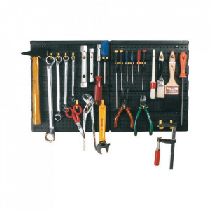 Panou pentru scule ARTPLAST din polipropilena cu 19 de agatatoare 646x17x385mm