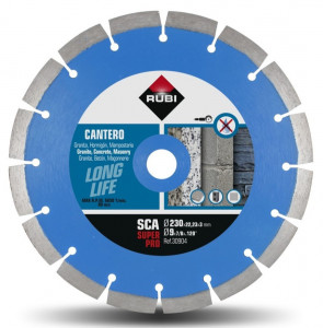 Disc diamantat pt. materiale de constructii 230mm, SCA 230 Super Pro - RUBI-30904