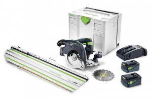 Ferăstraie circulare manuale cu acumulatori Festool HKC 55 Li 5,2 EBI-Set-SCA-FSK 420