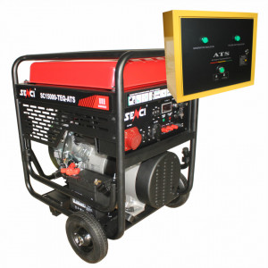 Generator SC-15000TE-ATS, Putere max. 13 kW, 400V, AVR, motor benzina