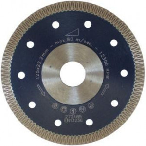 Disc DiamantatExpert pt. Ceramica dura, portelan, gresie 125x22.2 (mm) Super Premium - DXDH.3901.125