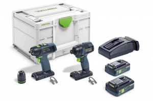 Festool Set maşină de înşurubat şi gaurit TID 18 4,0 I-Set T18 Organizer Edition