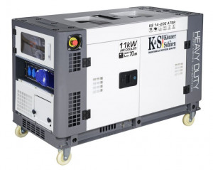 Generator de curent 11 KW diesel - Heavy Duty - insonorizat - Konner & Sohnen - KS-14-2DE-ATSR-Silent