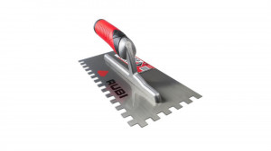 Gletiera dintata cu maner Rubiflex 28cm, 8x8mm - RUBI-74940