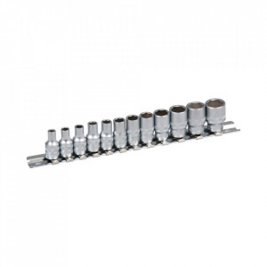 Set de chei tubulare Xi-On 1/4" PROJAHN, 4-13 mm suport sina 12 buc/set