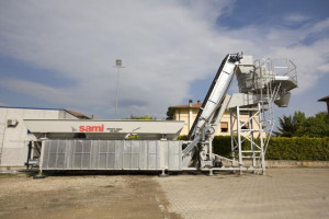 Statie productie beton cu malaxor "TECNOMIX", marca SAMI, Italia