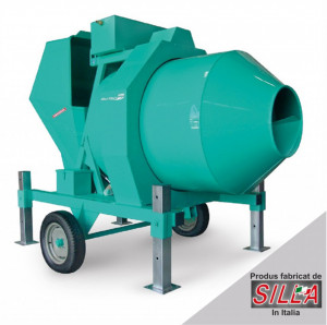 BIR 500, motor 400V, 4.1 kW, capacitate 500 l, productie beton 12 mc/ora