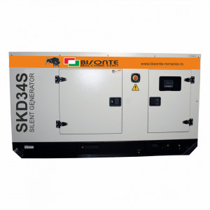 Bisonte Generator SKD34S ATS, Putere max. 34 kVA, 400V, AVR, motor Diesel