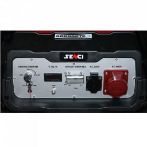 Generator SC-8000TE TOP, Putere max. 7.0 kw, 400V, AVR, benzina