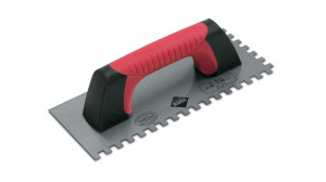 Gletiera dintata cu maner Rubiflex 28cm, 8x8mm - RUBI-75957