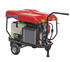 Motocompresor open, pe sasiu cu roti VRK 160AE, debit 1200l/min - Rotair