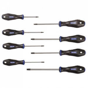 Set surubelnite TX Torx cu orificiu PROJAHN 8 buc/set