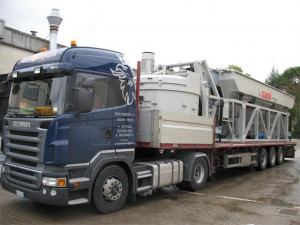 Statie productie beton cu malaxor "TECNOMIX", marca SAMI, Italia