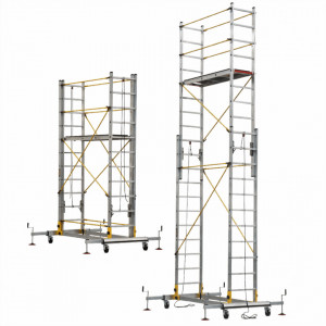TeleSafe S007 Schela mobila profesionala din aluminiu
