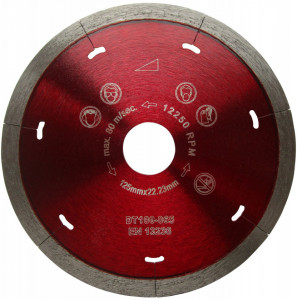 Disc DiamantatExpert pt. Ceramica Dura & Portelan - Rapid 250mm Super Premium - DXDH.3907.250