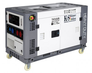 Generator de curent 11 kW diesel - Heavy Duty - insonorizat - Konner & Sohnnen - KS-14-2DE-1/3-ATSR-Silent