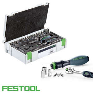 Set de dispozitive cu clichet 1/4"-CE RA-Set 36 Festool