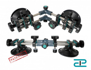 Sistem de fixare si ajustare multi-unghi, cu 2 ventuze cu vaccum pt. placi ceramice - BIHUI-LFTFV6