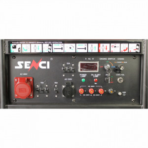 Generator SENCI SC-15000TE - EVO, Putere max. 13 kW, 400V, AVR, motor benzina