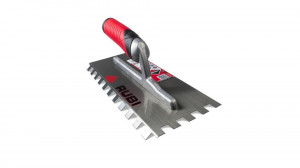 Gletiera dintata MRA 45° cu maner Rubiflex 28cm, 12x12mm - RUBI-75923