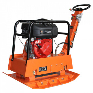 Placa compactoare reversibila BISONTE PCR 255-LK, 38 kN, motor Lombardini, diesel 7.5 cp, greutate 300 kg, reversibila