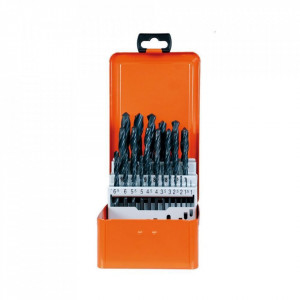 Set burghie metal elicoidale PROJAHN, HSS-R DIN 338 Typ N BASIC, 1-13mm, 25 buc/set