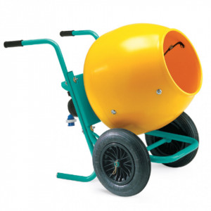 Betoniera IMER Rollbeta 130, capacitate 138 l, diametru cuva plastic HDPE 610 mm, motor 230V, 0.3 kW