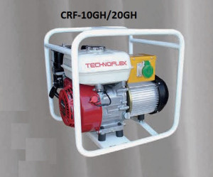 Convertizor de inalta frecventa, CRF-20GH, motor Honda benzina 5,5 Hp (4 T), 2,0 KVA, 2 iesiri 42 V/200hz, Sasiu Metalic - Technoflex-141154R042