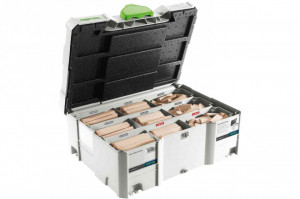 Sortiment de cepuri „biscuit” Festool DOMINO XL din lemn de fag DS/XL D8/D10 306x BU