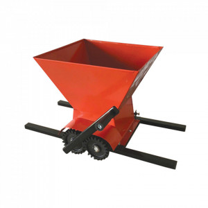 Zdrobitoare struguri manuala, cuva 390×390×310 vopsita, Ø75mm GM1