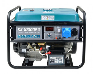 Generator de curent 8 kW HIBRID (GPL + Benzina) - Konner & Sohnen - KS-10000E-G