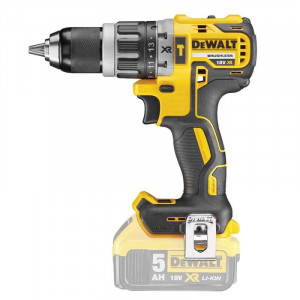 Masina de gaurit cu percutie si insurubat (bormasina) DeWALT DCD796NT, 2000 rpm, 18V, 70Nm